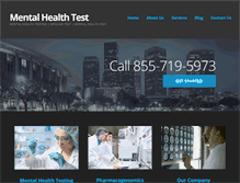 Tablet Screenshot of mentalhealthtest.com